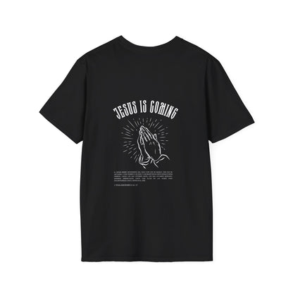 Praying Hands Unisex Softstyle T-Shirt - Jesus is Coming