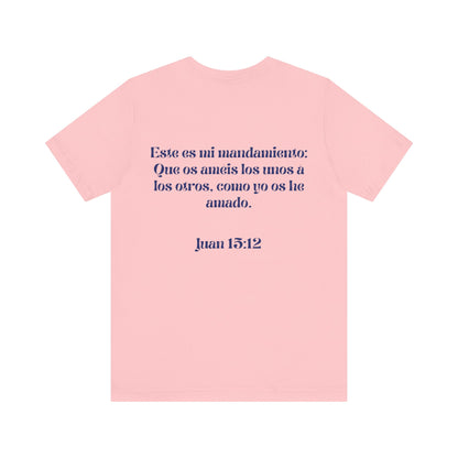 camiseta unisex con versiculo Juan 13:12