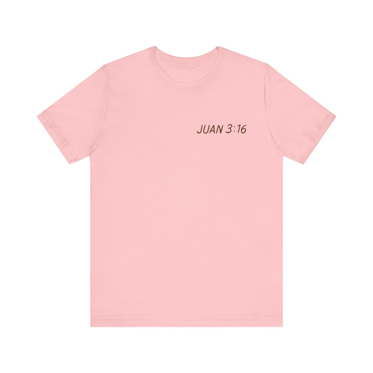 camiseta unisex con versiculo Juan 3:16