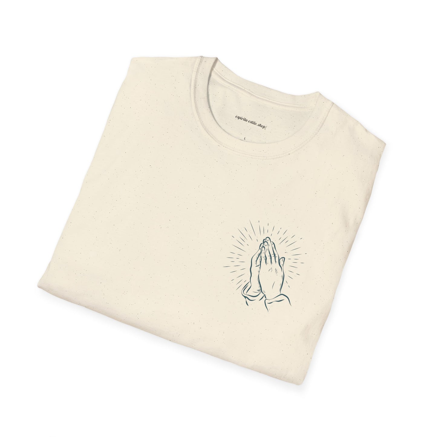 Praying Hands Unisex Softstyle T-Shirt - Jesus is Coming