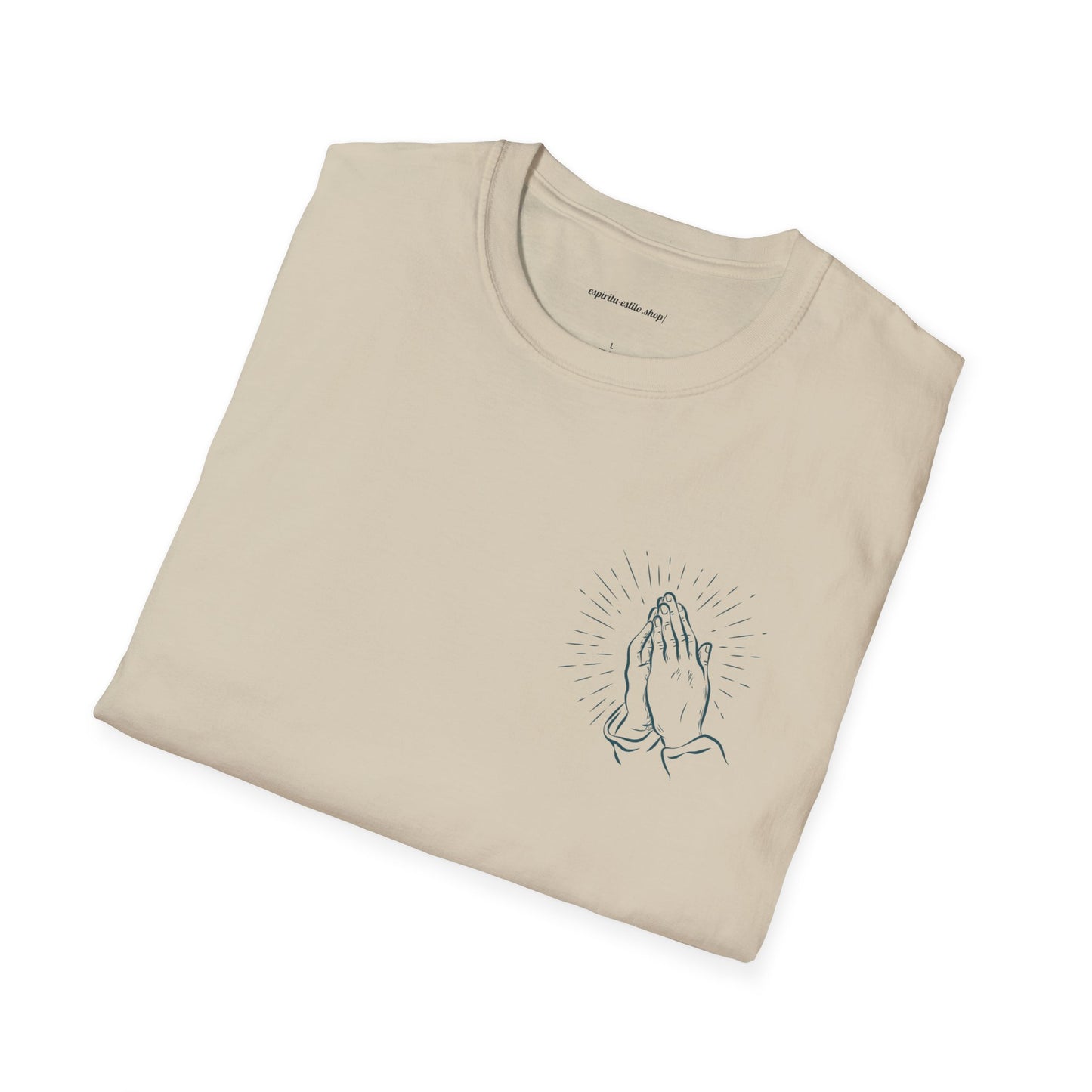 Praying Hands Unisex Softstyle T-Shirt - Jesus is Coming