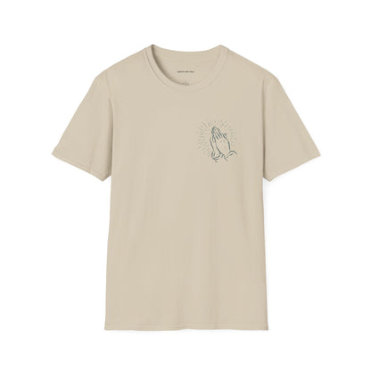 Praying Hands Unisex Softstyle T-Shirt - Jesus is Coming