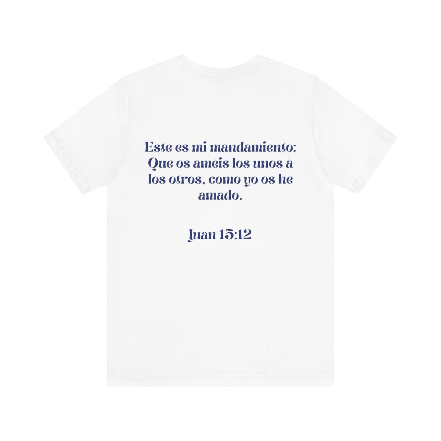 camiseta unisex con versiculo Juan 13:12