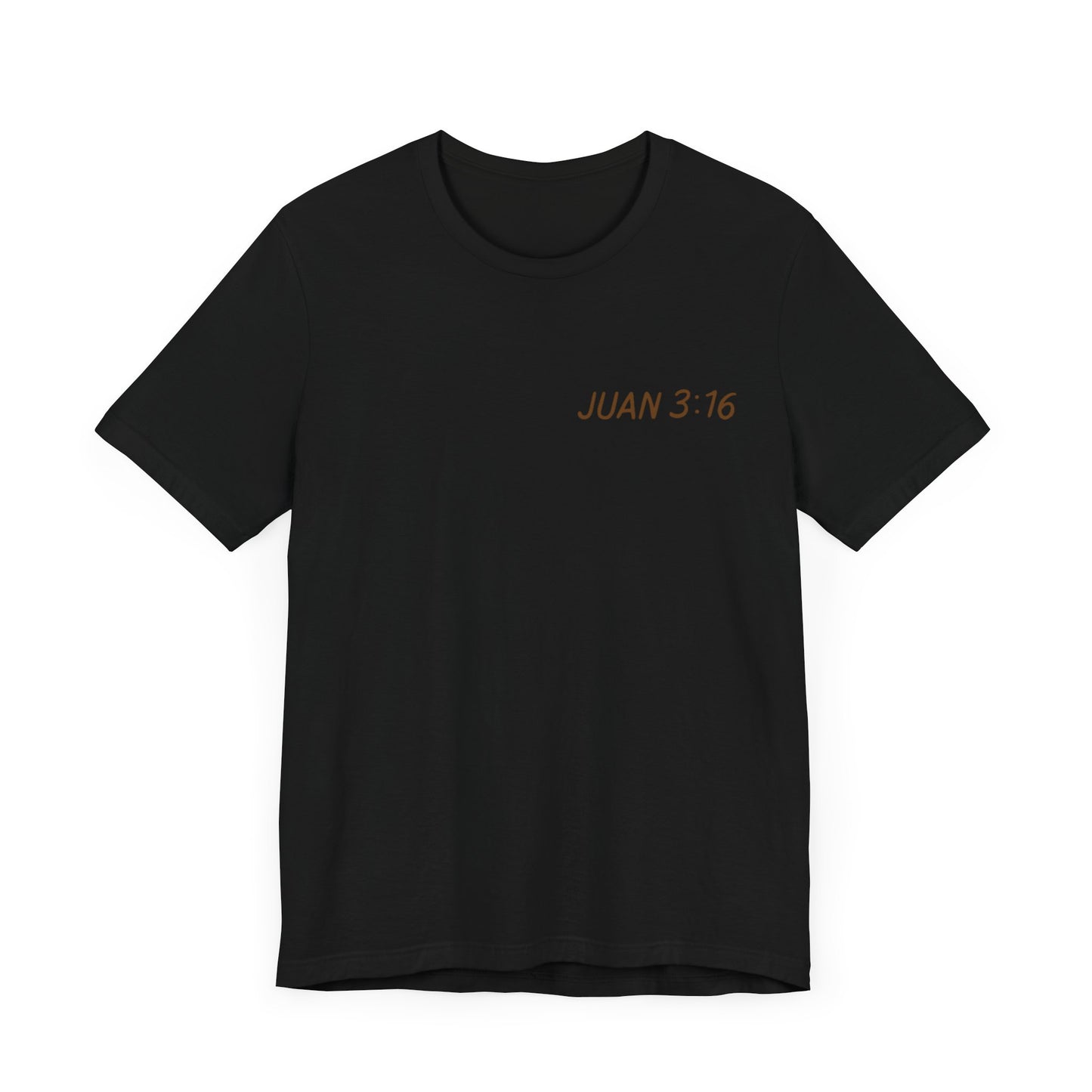 camiseta unisex con versiculo Juan 3:16