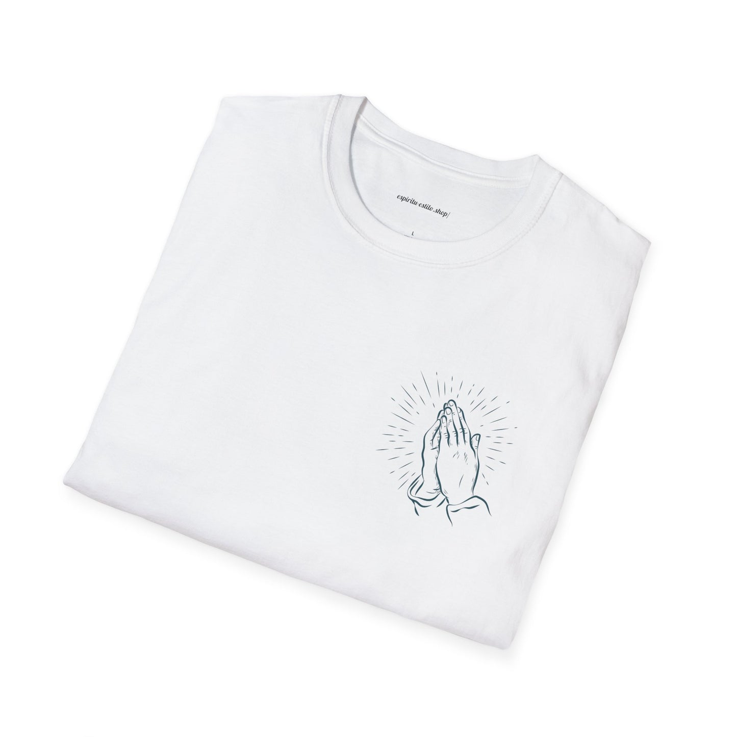 Praying Hands Unisex Softstyle T-Shirt - Jesus is Coming